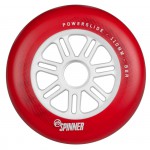 in line kolečka Spinner Red, 110 mm, 3ks, 905440