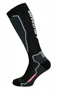 Blizzard lyžařské ponožky Compress 85 ski socks, black-grey