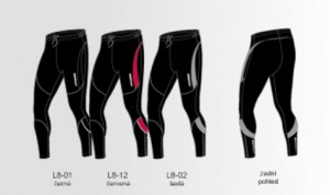 Axon elastické kalhoty Hurricane, pas, černá, doprodej