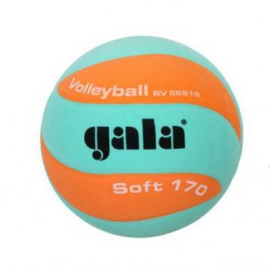 Gala míč volejbal soft 170 g BV5681SC, oranžovo-zelený, 5681CO