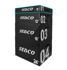 Sedco SOFT PLYOBOX BLACK 90x75x15-60 cm, CXC-103