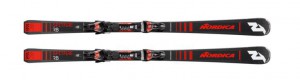 Nordica sjezdové lyže DOBERMANN SPITFIRE RB FDT + vázání, black-red, set, doprodej