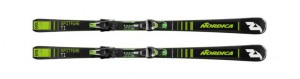 Nordica sjezdové lyže DOBERMANN SPITFIRE TI FDT + vázání  black-green, set, doprodej
