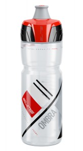 Elite láhev Ombra 0,75l, čirá, červené logo, 26265