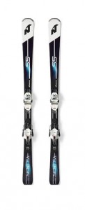 Nordica dámské sjezdové lyže SENTRA S 5 FDT + vázání, black-blue, set, doprodej