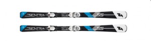 Nordica dámské sjezdové lyže SENTRA S5 FDT + vázání, black-white-blue, set, doprodej