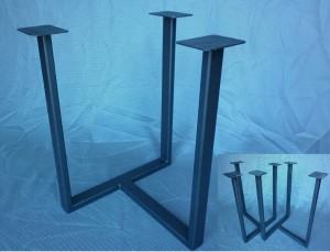 WEPA kovový podstavec (stojan - nohy) model - 3"L" - KRAJ, 2 ks