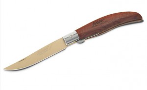 MAM kapesní zavírací nůž IBÉRICA 2017, bronze titanium - bubinga, 9 cm, s pojistkou