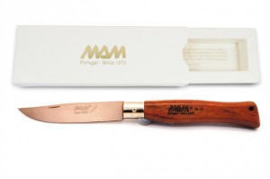 MAM kapesní zavírací nůž Douro 2062, bronze titanium - bubinga, 10,5 cm, s pojistkou