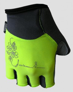 Polednik dámské cyklistické rukavice CHLORIS, fluo