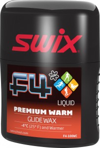 Swix tekutý skluzný vosk warm F4, 100 ml