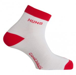 Mund ponožky CYCLING/RUNNING, červená