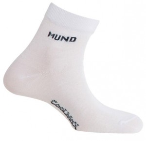 Mund ponožky CYCLING/RUNNING, bílá