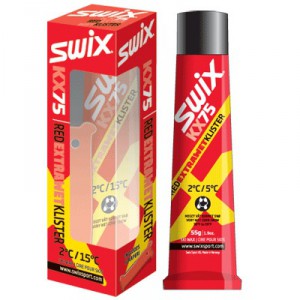 Swix stoupací vosk - klistr KX75 Extra Wet, 55 g, +2°C až +15°C + DÁREK