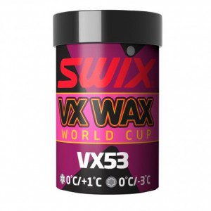 Swix stoupací běžecký vosk VX53, 0°C až +1°C, 45 g + DÁREK