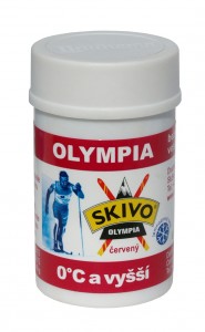Skivo běžecký vosk Olympia červený, 40g