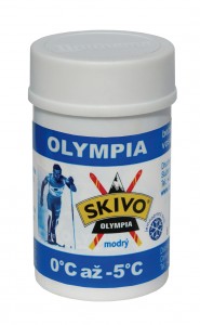 Skivo běžecký vosk Olympia modrý, 40g