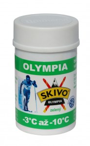 Skivo běžecký vosk Olympia, zelený, 40g