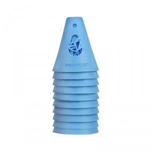 Powerslide plastové kužely FSK, 10ks, modrá, 908009