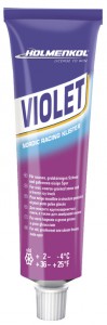 Holmenkol závodní stoupací vosk KLISTER VIOLET - fialový, 60 ml, HO 24236