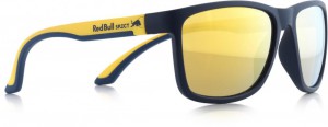 RB SPECT sluneční brýle Sun glasses, TWIST-005, matt dark blue-matt yellow temple-brown with golden REVO, 56-17-140