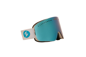 Blizzard lyžařské brýle 985 MDAVZO, white shiny, smoke lens S21 + full revo ice blue