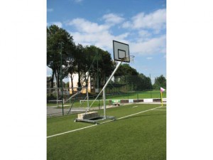 Sport Club basketbalová KONSTRUKCE STREETBALL, mobilní se závažím (ZN), sklopné vysazení 1,20 m, CERTIFIKÁT1 ks