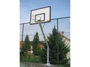 Sport Club basketbalová KONSTRUKCE STREETBALL, exteriér, (ZN), vysazení 1,2 m CERTIFIKÁT, na desku