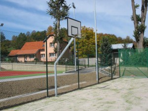 Sport Club basketbalová KONSTRUKCE STREETBALL, exteriér, (ZN), vysazení 1,2 m + pouzdro, CERTIFIKÁT, 1 ks