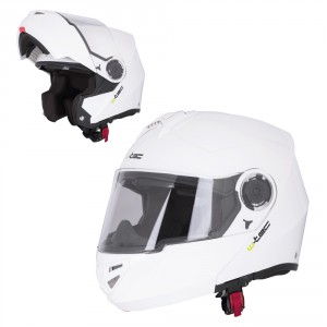 W-TEC výklopná moto helma V270, bílá, 8472