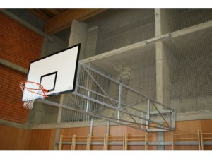 Sport Club basketbalová KONSTRUKCE OTOČNÁ, interiér, vysazení od 4 m do 6,5 m, set