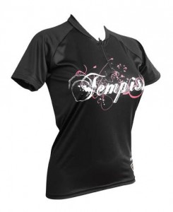 Tempish dámské triko Siluet, black, doprodej