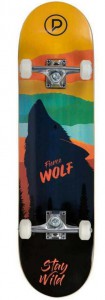 Powerslide skateboard Playlife Fierce Wolf, 31x8", 880307