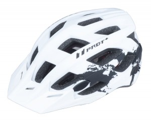 PRO-T helma - přilba Soria In mold, bílo-černá matná, 03015 