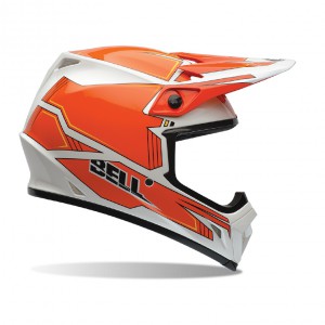BELL motokrosová přilba MX-9, oranžovo-bílá, 05212