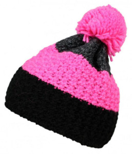 Blizzard zimní čepice Tricolor, grey/pink/black
