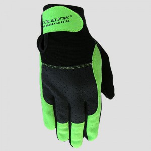 Polednik rukavice FERRATY long, černo-zelená