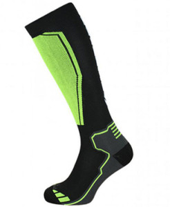 Blizzard lyžařské ponožky Compress 85 ski socks, black-yellow