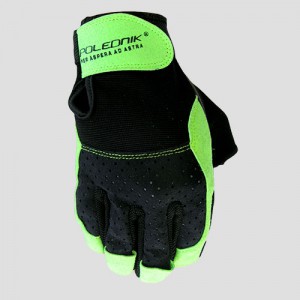 Polednik rukavice FERRATY, krátké, černo-zelená