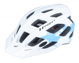 PRO-T helma - přilba Soria In mold, bílo-světle-modrá matná, 03015 