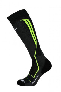 Tecnica lyžařské ponožky Merino 50, black-neon yellow