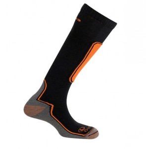 Mund ponožky SKIING OUTLAST, oranžovo-černá