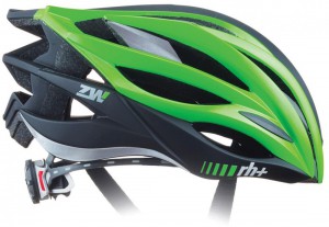 RH+ cyklo helma ZW, matt black/shiny green fluo/bridge matt dark silver