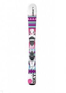 Elan dětské sjezdové lyže JR SHI SKY QS + vázání EL 4.5, set, doprodej