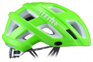 RH+ cyklo helma Z8, shiny green fluo/white eps