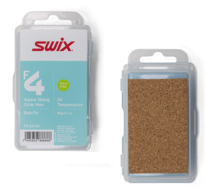 Swix skluzný vosk F4 + korek, 60 g