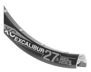 Rodi ráfek Excalibur 584x19 32d. černý, 20554