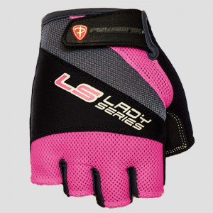 Polednik dámské cyklistické rukavice LS, růžová, doprodej