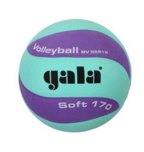 Gala míč volejbal soft170g BV5681SC, zeleno-fialový, 5681CF