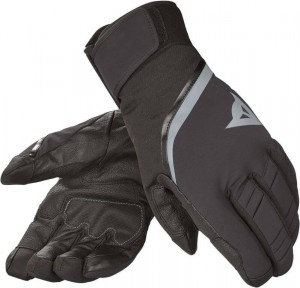 Dainese zimní rukavice CARVED LINE D-DRY GLOVE, black-steel gray, doprodej